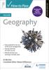 Книга How To Pass Higher Geography, Second Edition