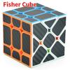Carbon Fiber Cube Magic Cube Speed 2x2 3x3 4x4 5x5 Pyramid 223 233 Sq1 Skew Puzzle Rice Dumling Cubo Magico Toys For Children
