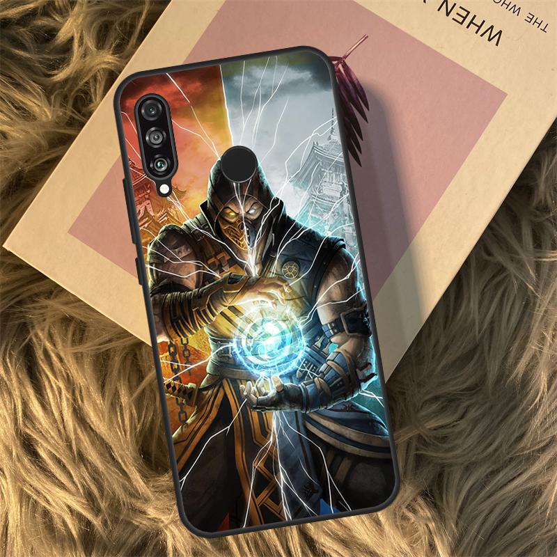 Mortal Combat Funda For Huawei P40 P20 P30 Lite P50 Mate 50 Pro P Smart 2019 Honor 70 50 X8 X9 X9a Case
