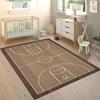 Basketball Court Printed Large Carpet for Home Living Room Rug Bedroom Decor Floor Mat Home Non-Slip Floor Polyester Rug