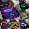 Коврик для джойстика для игровой комнаты, Мягкий ковер для геймера с высоким ворсом, Нескользящий, Машинная стирка, Напольный ковер для мальчиков и подростков, Идеальный подарок для геймера