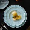 Синяя восточная керамическая обеденная миска Jingdezhen