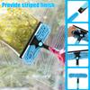 Window Cleaning Tool 2 In 1 Cleaning Squeegee Kit 35-59.5inch Scalable Cleaning Tool Rotatable Double Sides Glass Cleaner Mop
