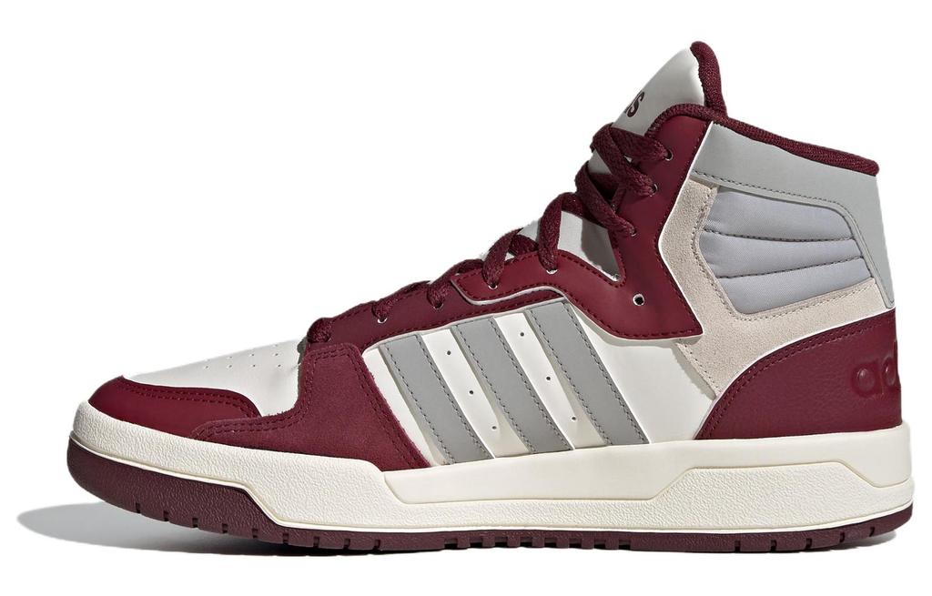 adidas Кроссовки для скейтбординга Neo Entrap Mid Leather, износостойкие, средней высоты, унисекс, цвет белый-янтарный, IE3908