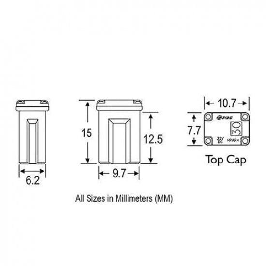 TAITONG 25 шт. Разноцветные микропатронные предохранители, 15-40 А, тип MCASE для легковых автомобилей, внедорожников и грузовиков