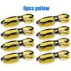 1/2/4/8Pcs Night Vision Men Women Sunglasses Day Night Driving Eyewear Outdoor Sports PC Frame Women Fashion Sun Glasses