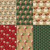 24pcs Craft Paper Merry Christmas Scrapbook Paper Pad 6x6inch Assorted Pattern Decoupage Cardstock Paper DIY Decorative Cardmaking Supplies