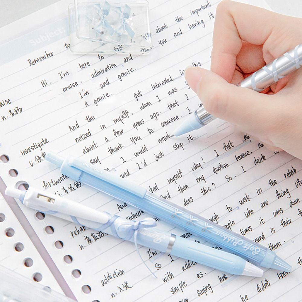 4Pcs/set Stationery Gel Pens Set 0.38mm/0.5mm Neutral Pen Set New Black Ink Press Gel Pen