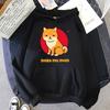 Kawaii толстовки с капюшоном Shiba Inu Mom с принтом для женщин/мужчин, зимние повседневные удобные пуловеры с длинными рукавами и капюшоном