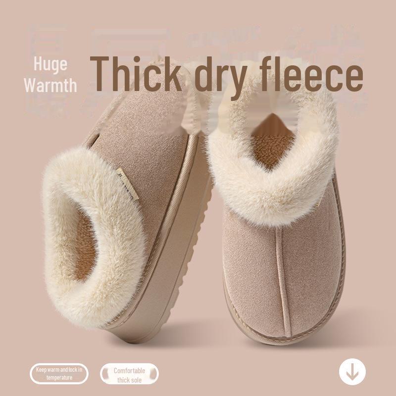 Зимние плюшевые тапочки Rogue Rabbit - нескользящие хлопковые тапочки с толстой подошвой для дома и улицы для женщин и мужчин