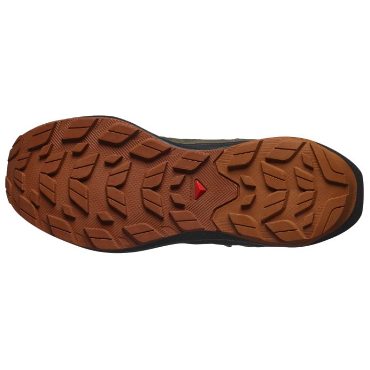 SALOMON Elixir Active Удобные Прочные Нескользящие Водонепроницаемые Ботинки для Хайкинга Средней Высоты Мужские Ботинки для Хайкинга Оливково-зеленые L47560300