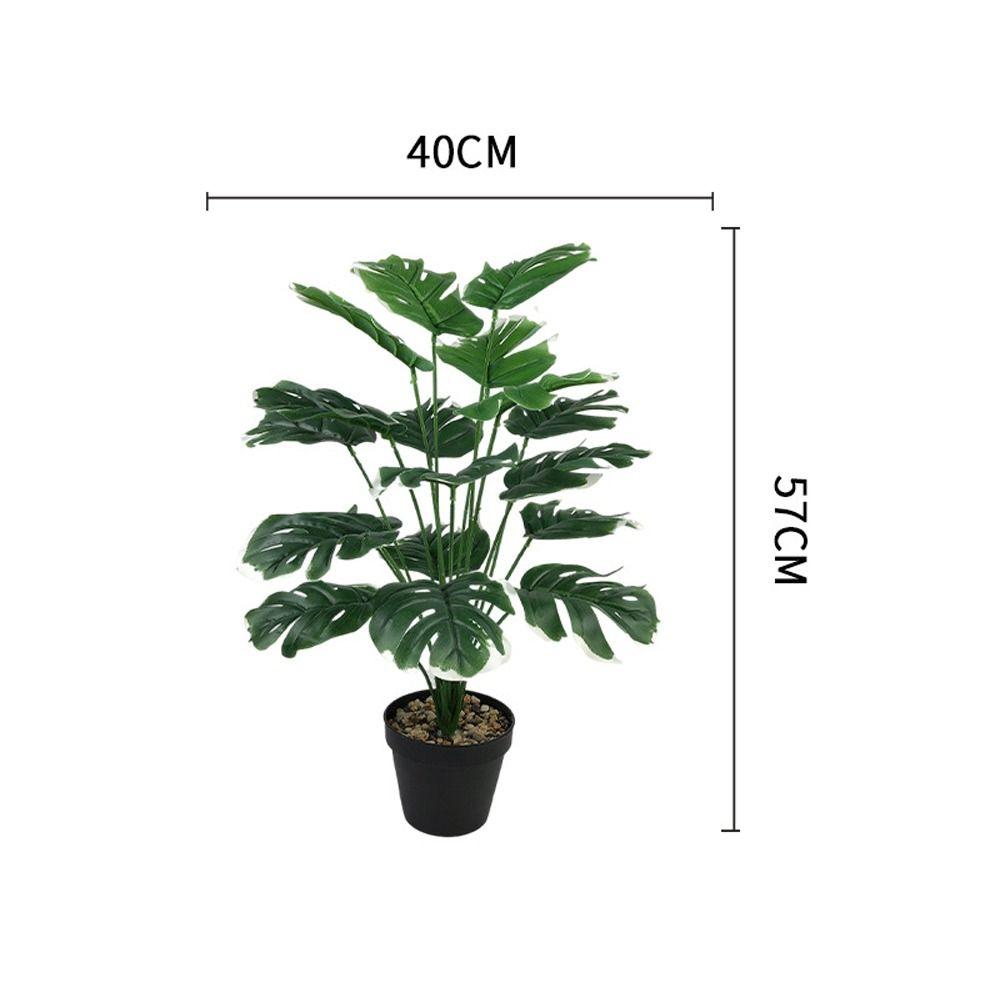 Большие искусственные тропические пальмовые ветви Искусственные растения Украшение для рабочего стола в офисе