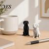Dog Room Decor 3D Printed Geometric Labrador Figurine, Modern Sitting Statue, Collectible Desktop Sculpture Pet for Home Office Car Center Console