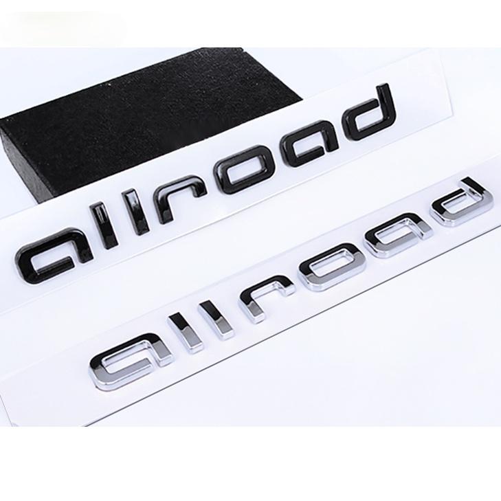1Pcs Car Rear Sticker Allroad Logo Emblem Decal Badge Sticker