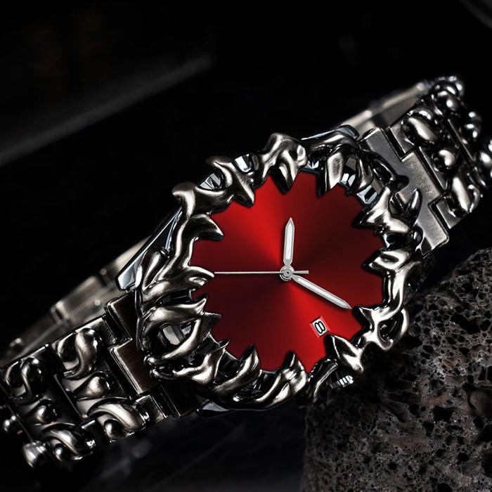 Special-shaped claws men's watch devil's eye personalized engraved waterproof pointed claws watch blue devil's eye quartz watch