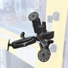 NEW-Triple Metal 1.5 Inch Ball Head Mounting Joint Extension Adapter,Multi Directional Ball Mounting Joint Extension Ada