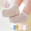 6Pairs/Lot Toddler Kid Girls Sock Korean Rabbit Print Babys Girls Anti-slipping Socks Soft Breathable Indor Non-slip Floor Socks