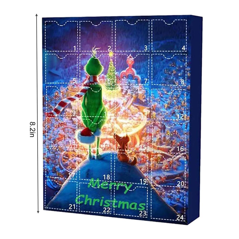 Адвент-календарь 2023 года со случайными игрушками 24 дня Рождества/Дня всех святых Календарь обратного отсчета Blind