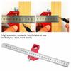 Woodworking Ruler, Woodworking Marking Tool with Magnetic Ruler Stop, 0.1mm Accuracy, 300mm Measuring Range, for Automotive, Woodworking, Construction