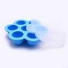 Large Baby Silicone Complementary Food Box Storage Box Silicone 7 Holes Ice Lattice Food Grade Silicone Ice with Lid