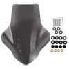 Motorcycle Windscreen Protective Heightened Front Motorcycle Windshield for NMAX 125 155 Smoked