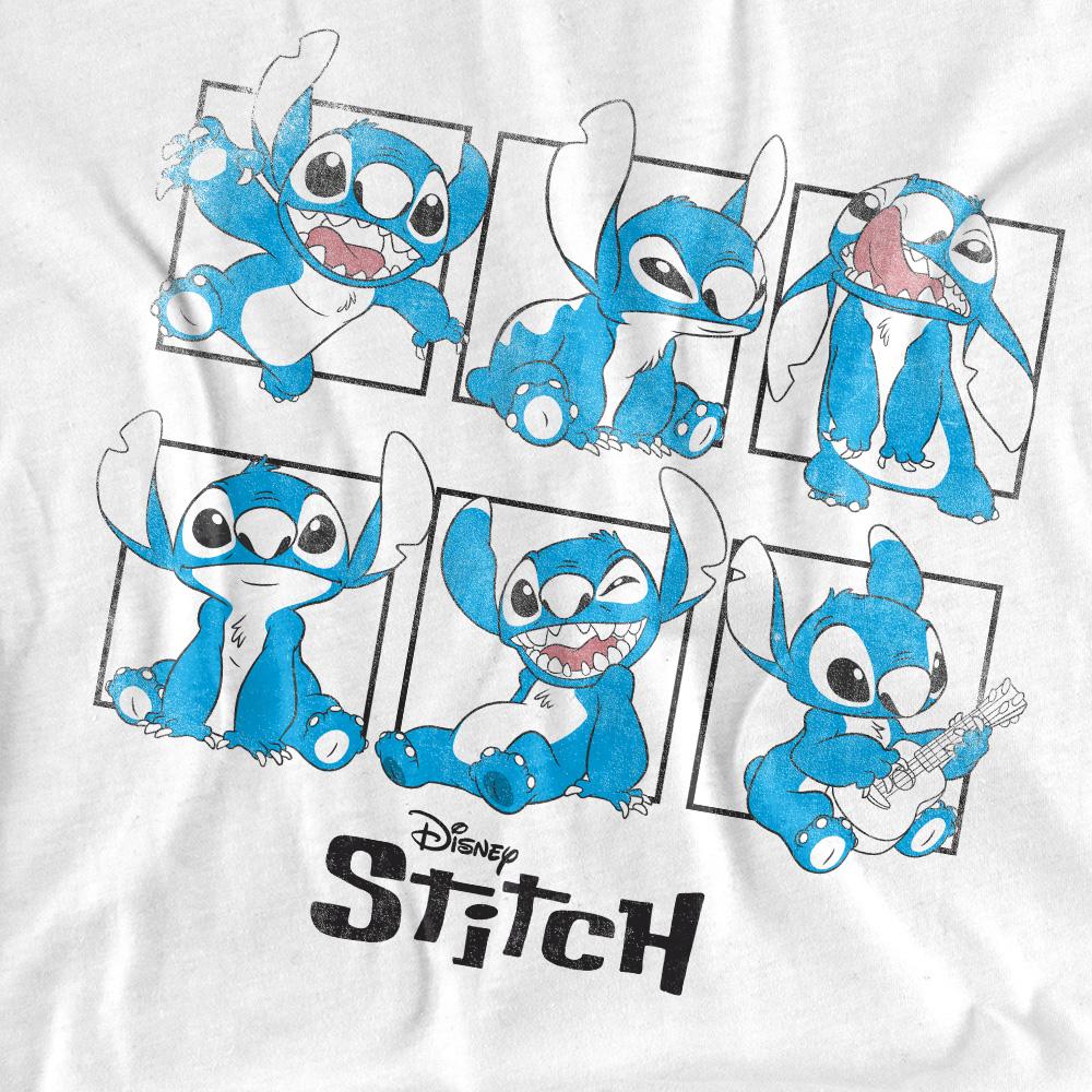 Lilo & Stitch Unisex Adult Graphic Blocks T-Shirt