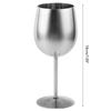 Champagnes Cups Nobreakable Wine Goblets Party Cups Stainless Steel Material Cocktails Cups Perfect Gift for Wines Lover