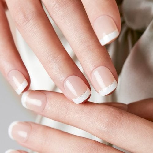 *4 вида пастельных ленточных коротких ногтей