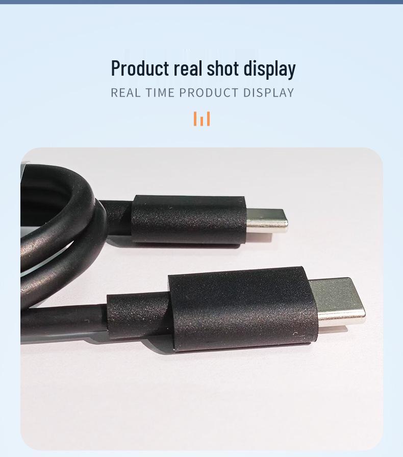 Быстрый кабель для зарядки и передачи данных Dji 100 Вт, двойной Type-C, для дронов - 0,5 м