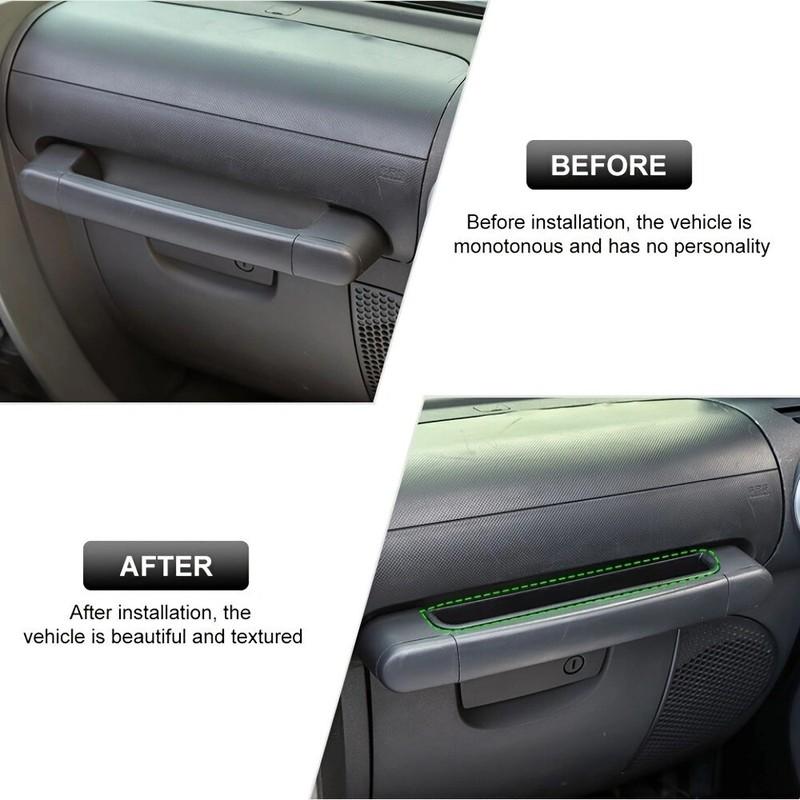 1PCS Passenger Handle Storage Tray Organizer Box for Jeep for Wrangler JK 2007-2010