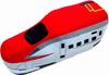 MORIPiLO Plarail Body Pillow (Shinkansen Komachi Fluffy Die-Cut Cushion Small) Stuffed Toy Backrest Nap Pillow Red 31x13x13cm Cute Soft Something