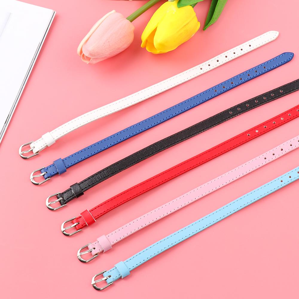 Long 22cm Width 8mm Super Mini Doll Belt Artificial leather Bjd Doll Clothes DIY Doll Accessories