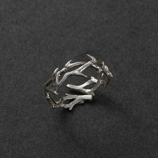 Male Ring Personality Jewelry Accessory Lustrous Fashion Hip-hop Irregular Thorns Couple Simple Decoration ADM