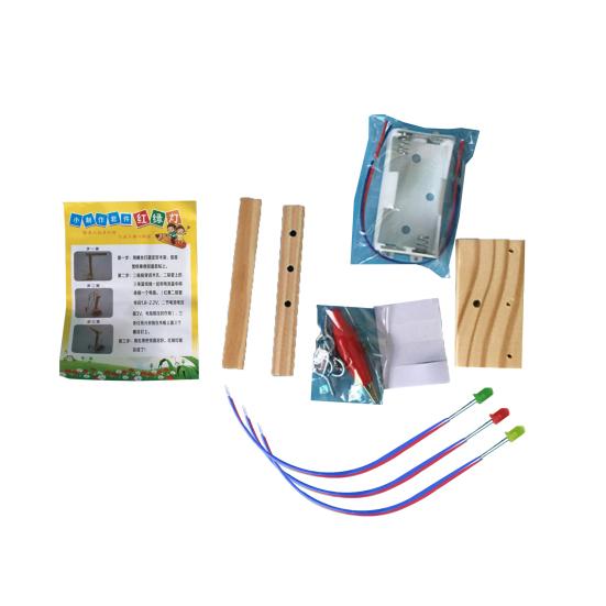 1 набор новых научных и образовательных познавательных обучающих деревянных светофоров DIY модель для дома, маленькая