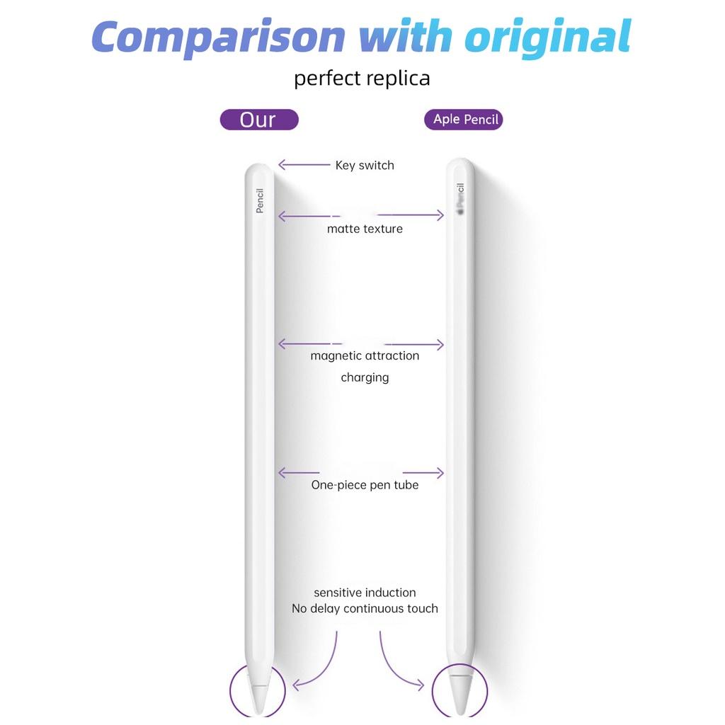FONKEN Stylus Pen Magnetic Wireless Charging With Palm Rejection Tilt For Apple Pencil 2nd 1st iPad Pencil