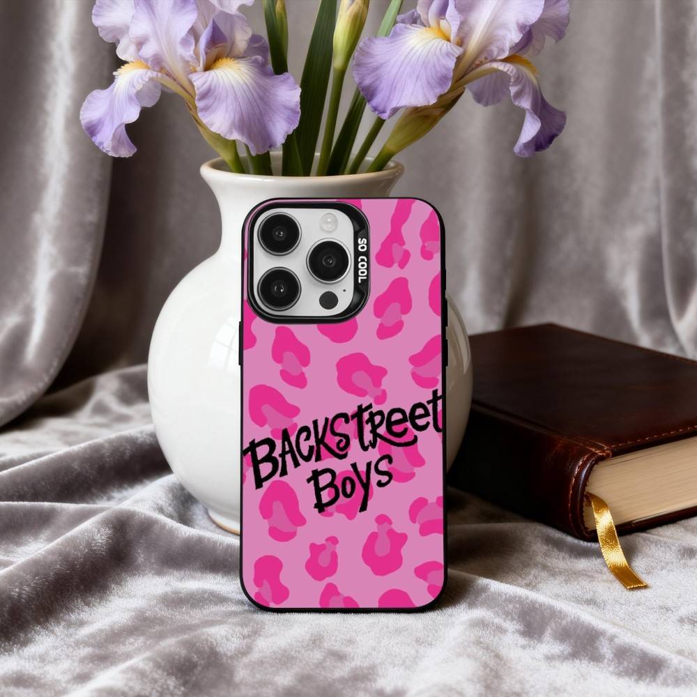 Американская группа B-Backstreet B-Boys Чехол для телефона для iPhone17,16,15,14,13,12,11 Plus,Pro Max Черный Конфетный серебристый чехол для телефона