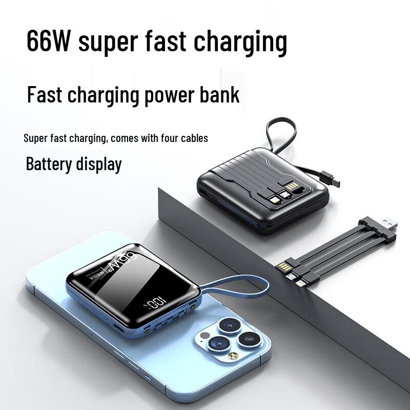 Yidian Power Bank 10000 мАч с быстрой зарядкой и светодиодным дисплеем
