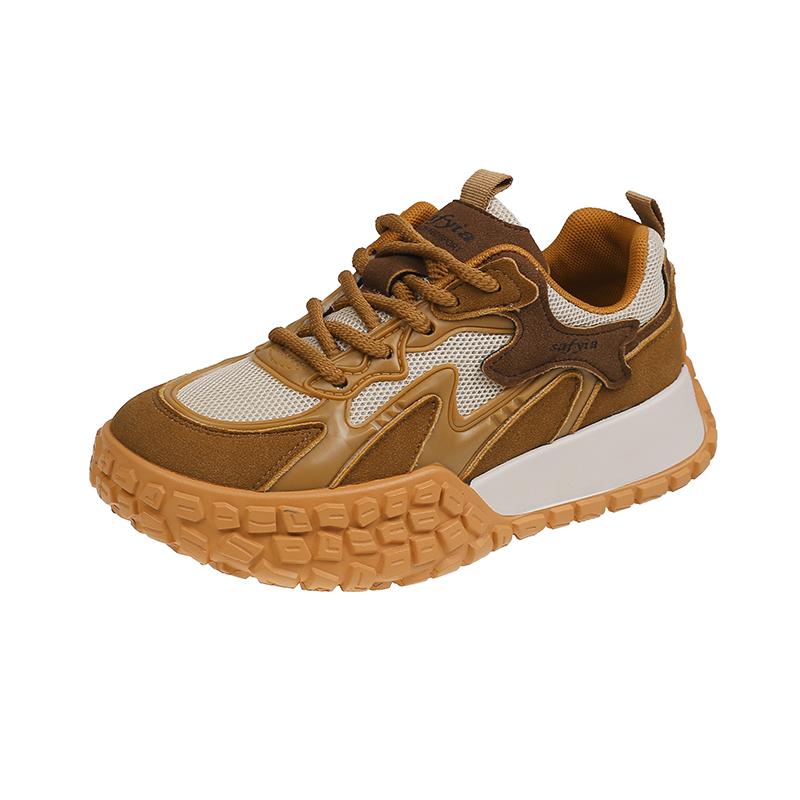 Мода осень 2024 новые дышащие сетчатые женские спортивные туфли на шнуровке повседневные кроссовки большого размера для женщин Zapatillas De Mujer