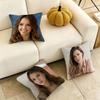 JessicaA AAlba Actor Pillow Case Square DoubleSided Sofa Cushion Cover Bedroom Bedside Pillow Gift