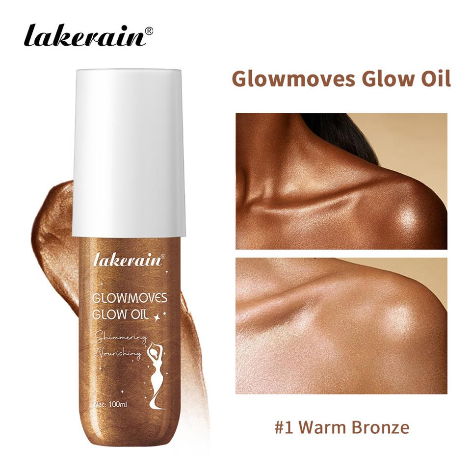 Glowmoves Glow Oil Hydrating Nourishing Facial Body Clavicular Brightening Liquid Fine Sparkling Party Beach Sparkling Oil