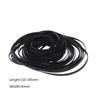 Width 4mm 110-145mm Fold New Rubber Belt for Recorders CDROM Video Machines DVDs Drive (100PCS)