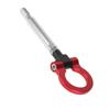 ACROPIX Tow Hook Ring for Front Compatible with Subaru and 1 Red Screw-in Bumper, Impreza, Piece,