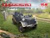 ICM scale German Army Light Drive Vehicle Plastic Model Kit 35583 1/35 le.gl.Einheitz-Pkw Kfz.2 Four-Wheel Radio-Equipped