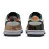 Nike Кроссовки детские Dunk Low SE GS Sail Multi-Camo разноцветные винтажно-зеленые полностью-оранжевые DB1909-100