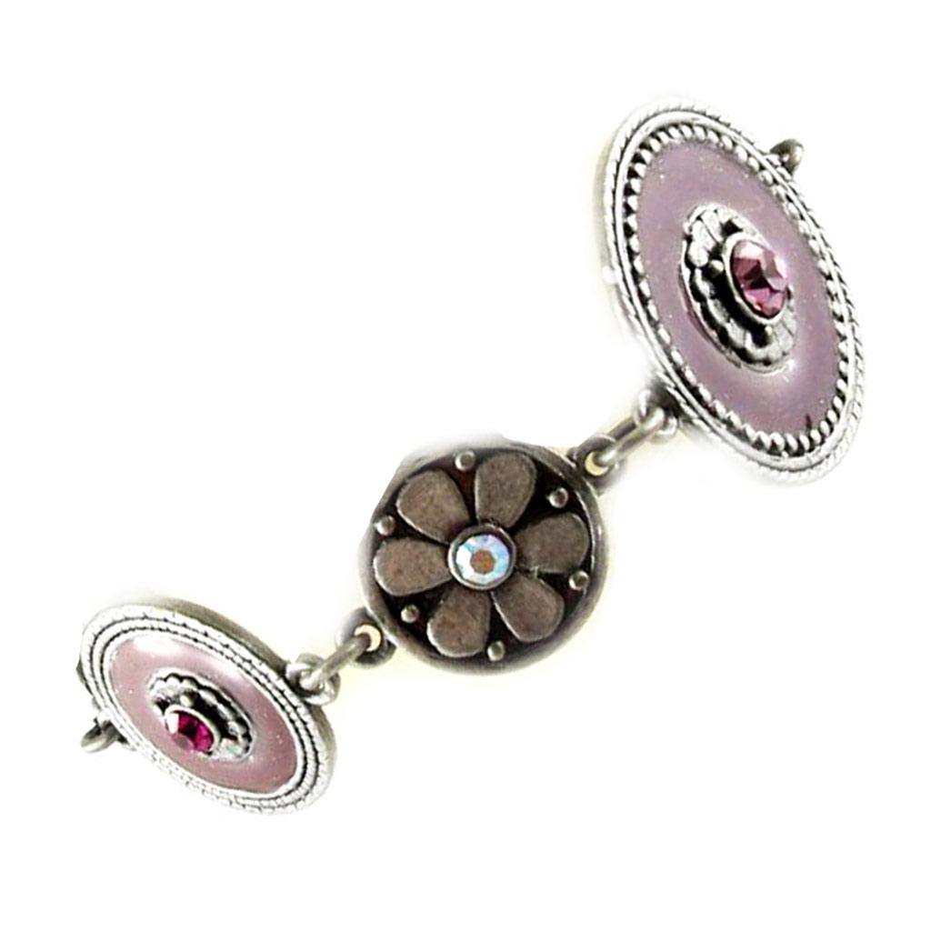 Les Trésors De Lily [E2567] — Дизайнерский браслет «Byzance», фиолетово-серый