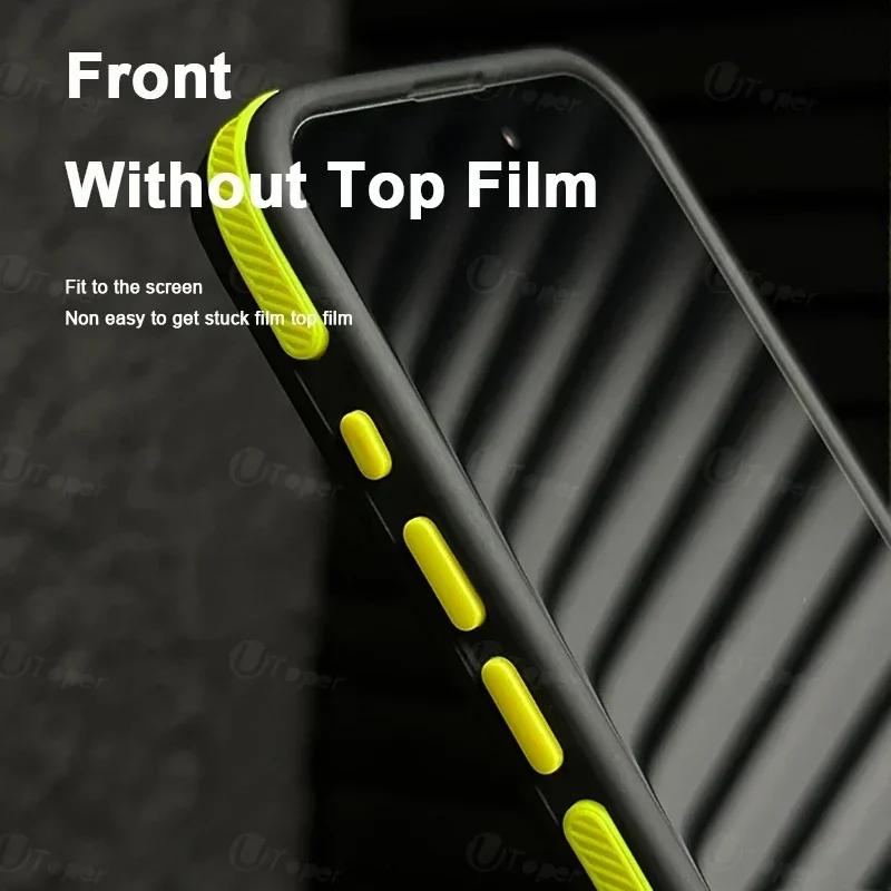 Двухцветный Матовый Матовый Магнитный Чехол Для Телефона Для iPhone 17 16 15 14 Plus 13 12 11 Pro Max Полупрозрачный Ударопрочный Жесткий Чехол