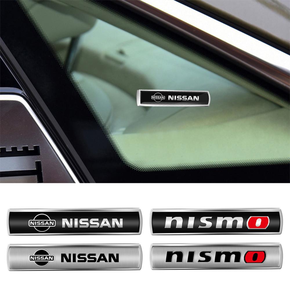 3D Metal r Aluminum Badge Body Trunk Decoration Sticker For Nissan Nismo X-Trail Almera Qashqai Juke Sylphy Altima Note Micra J10