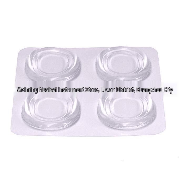 Transparent Silicone Mute Pad for Snare Drum with Shock Absorbing Practice Stand