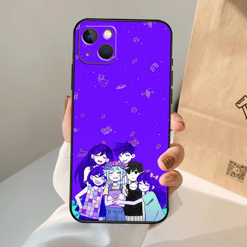 Чехол-кейс Omori для iPhone 16 15 14 12 Pro Max 11 13 Pro Max X XR XS MAX Plus 12 Mini Coque