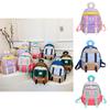 Trendy Color-block Nylon Backpack Cute And Playful Animal Pattern For School